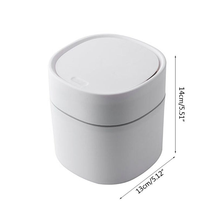 2L  Waste Bin with Push Button Lid - Newtrendforyou
