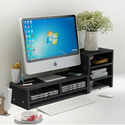 Computer monitor Increased desk Base Stand Office desktop Storage shelves - Newtrendforyou